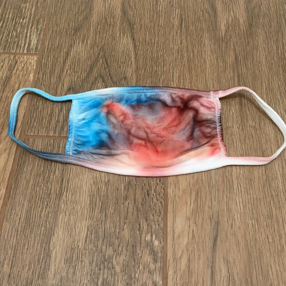 🧡 tie-dye face mask